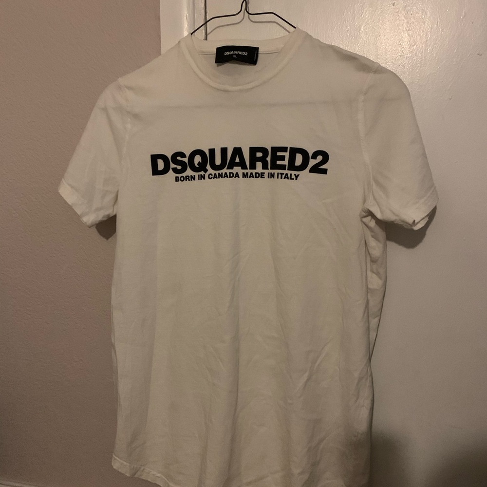 Men’s White Dsquared2 T-shirt